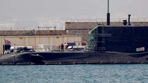 El submarino nuclear británico 'HMS Ambush'.