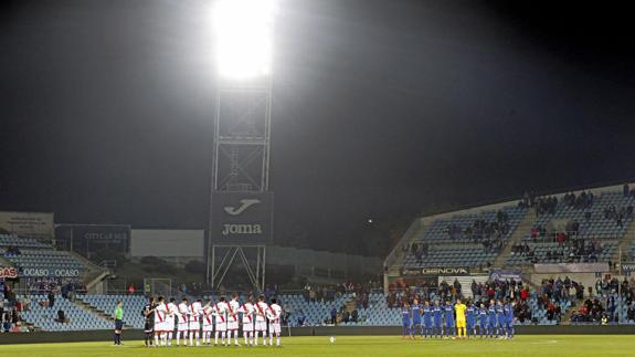 Aspecto del Coliseum antes de un Getafe-Rayo