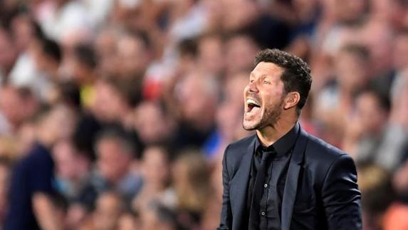 Diego Simeone, técnico del Atlético. 