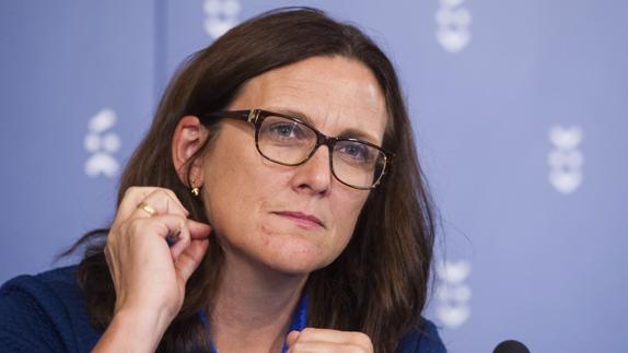 La comisaria europea de Comercio, Cecilia Malmström. 