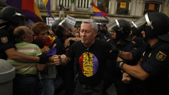 Jorge Verstrynge, en el momento de su detención. 