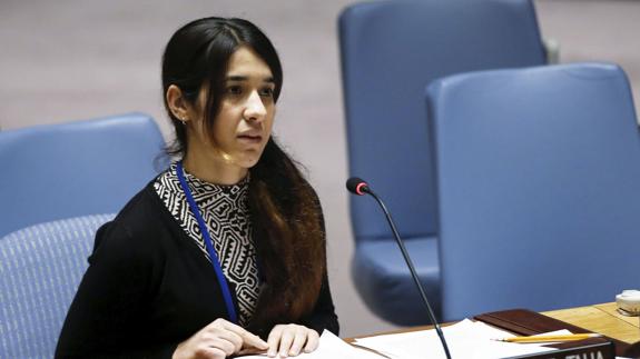 Nadia Murad ante la ONU