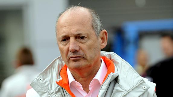 Ron Dennis, en el paddock. 