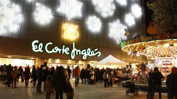 Un centro de El Corte Inglés en Vitoria.