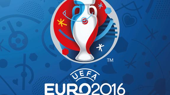 El logotio de la Eurocopa. 