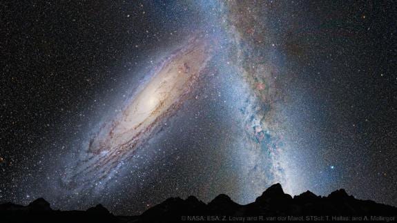 El universo contiene al menos dos billones de galaxias