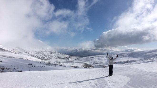 Los espesores de nieve han alcanzado los 50 centímetros en las cotas más altas