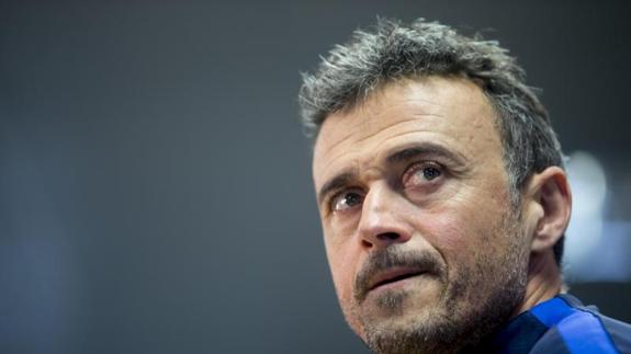 Luis Enrique, entrenador del Barcelona. 