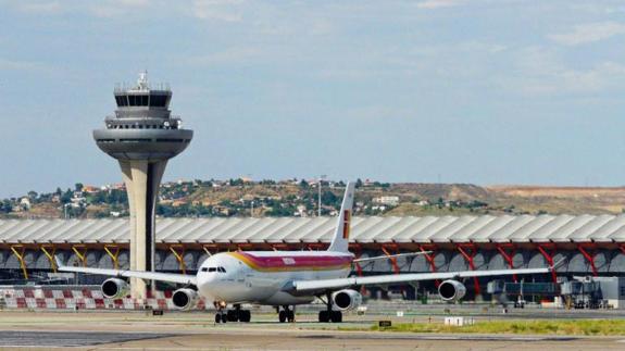Aeropuerto Madrid Barajas Adolfo Suárez.