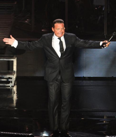 Luis Miguel, durante una actuación. 