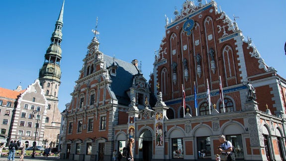 Plaza del Ayuntamiento de Riga.