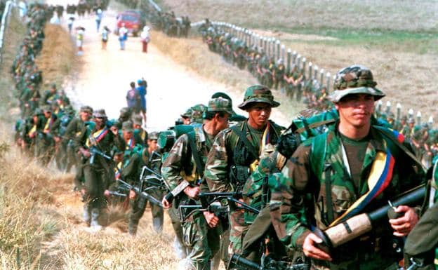 Miembros de las FARC.