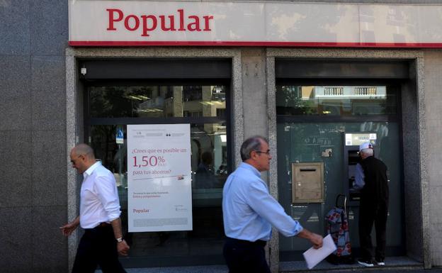 Sucursarl del Banco Popular en Madrid.