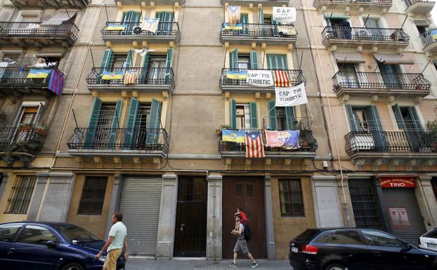 Apartamentos turísticos en Barcelona. 