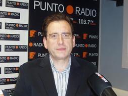 El alcalde de La Puebla de Arganzón, Roberto Ortiz Urbina, ha hablado hoy en los micrófonos de Punto Radio. /El Correo