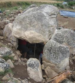 La Diputación finaliza la restauración del dolmen de la Huesera, en Laguardia