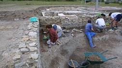 Imagen de las excavaciones de la época en la que se dieron a conocer los hallazgos./ B.Castillo