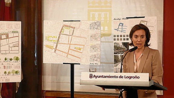 Cuca Gamarra explicó la idea ganadora para la remodelación de la Glorieta y las Cien Tiendas.