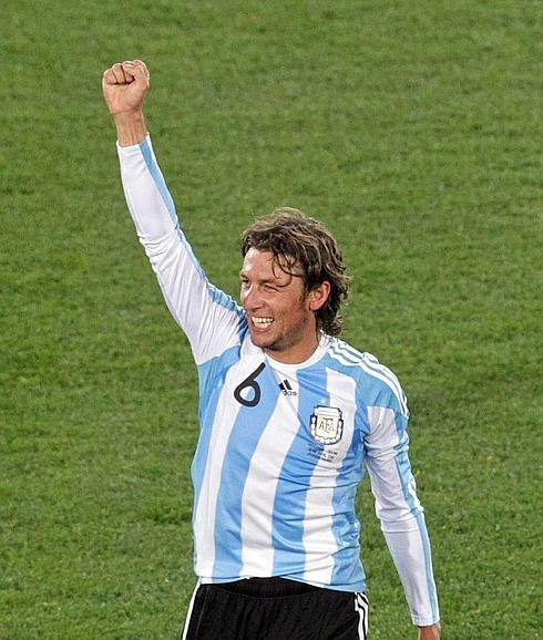 Gabriel Heinze disputó numerosos encuentros con la selección de Argentina.