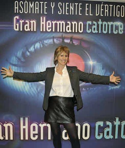 Mercedes Milá durante la presentación de la 14 edición de "Gran Hermano".