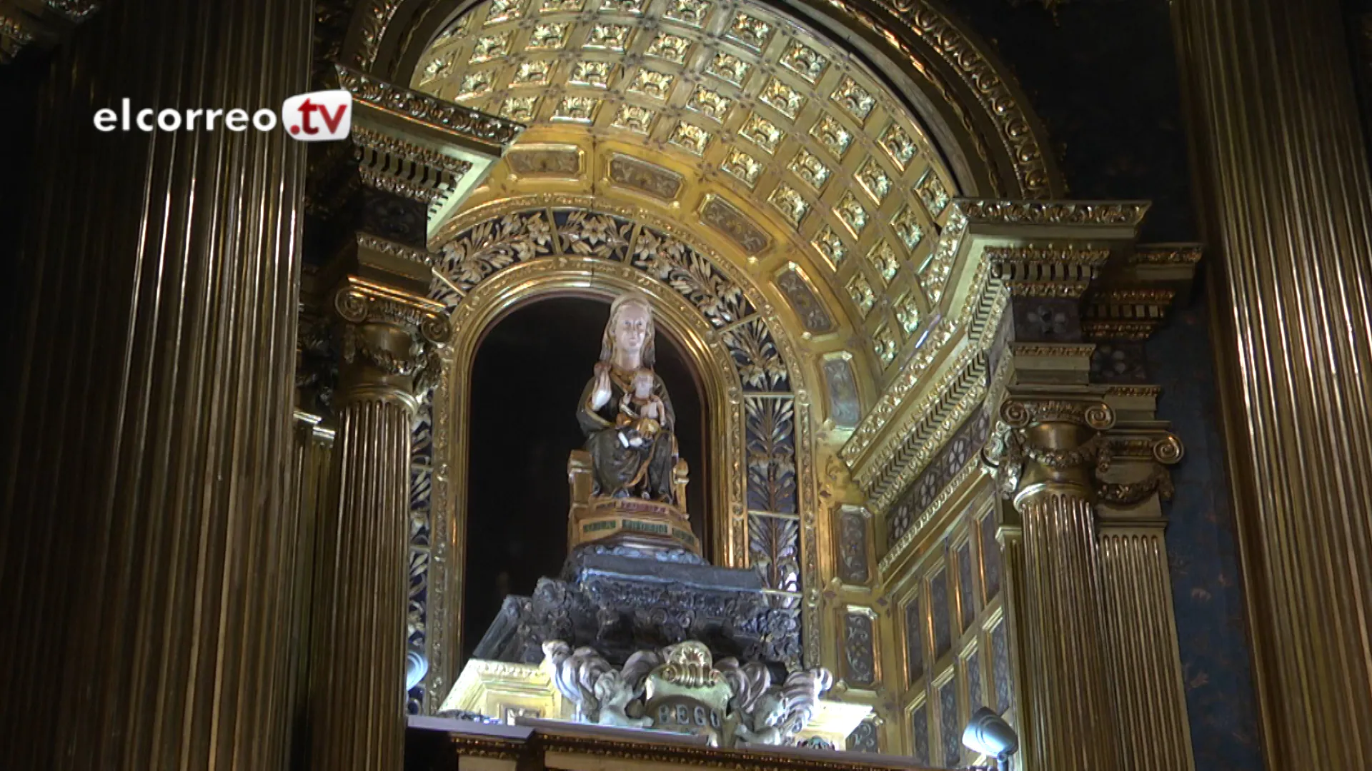 Imagen de la Virgen de Begoña.