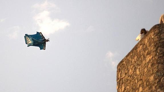 El cocinero, instantes antes del accidente.