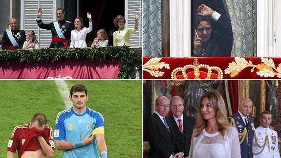 La proclamación del Rey Felipe VI y la derrota de España del Mundial han llenado tertulias y páginas de periódicos.