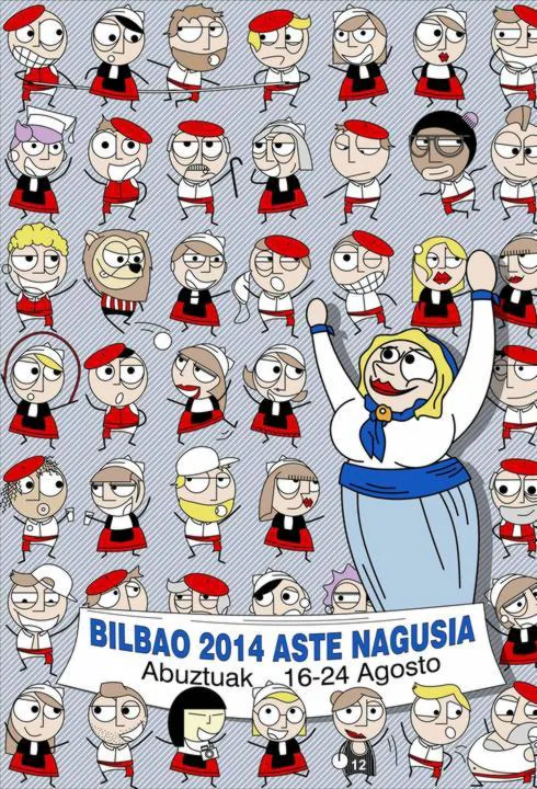 'Danok gara Aste Nagusia' será el cartel anunciador de la Semana Grande bilbaína.