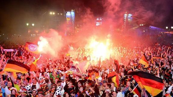 Berlín celebra la victoria.