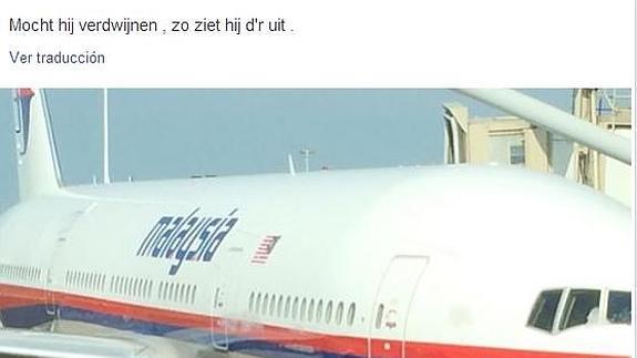 Mensaje que colgó Cor Pan en su Facebook.