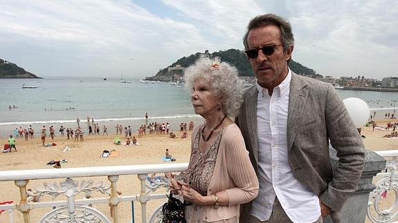 La Duquesa y Alfonso Díez, hace dos años en San Sebastián.