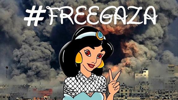 Las princesas Disney, contra la masacre en Gaza