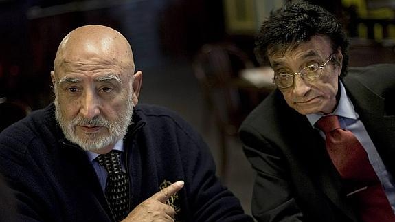 Peret junto a Antonio Valentí Carbonell. 