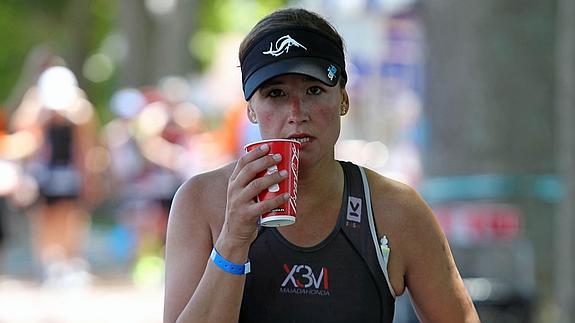 Una atleta de la edición 2014, en la prueba de carrera. 