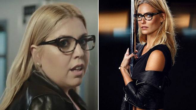 Imagen de la modelo y la mujer que aparece en el spot.