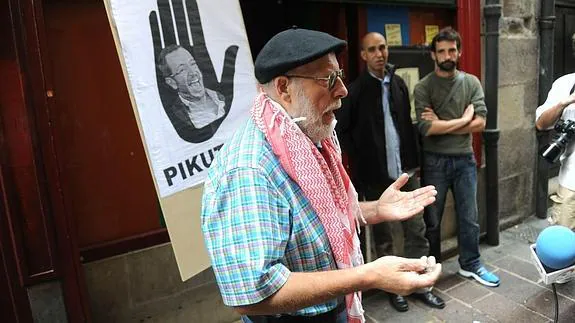 Fede García, en una comparecencia ente los medios. 