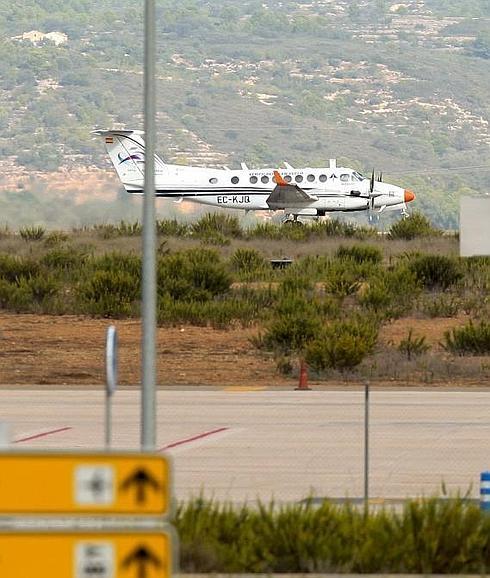 El aeropuesto de Castellón ha hecho sus primeros aterrizajes de prueba.