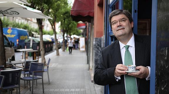Juan María Aburto , actual consejero de Empleo y Politicas Sociales del Gobierno vasco en una entrevista.