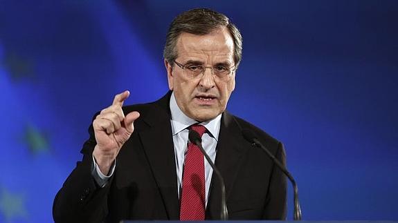 El primer ministro de Grecia, Antonis Samaras.