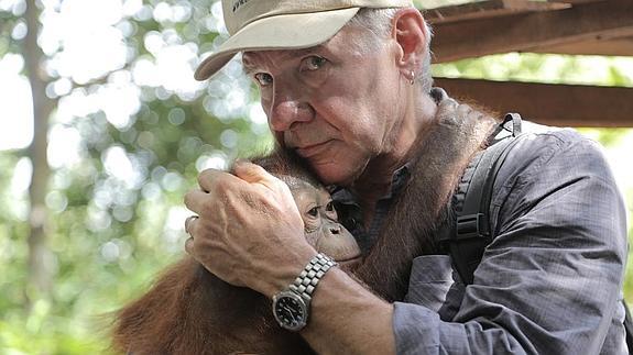 Harrison Ford viaja en el documental a Indonesia. ODISEA