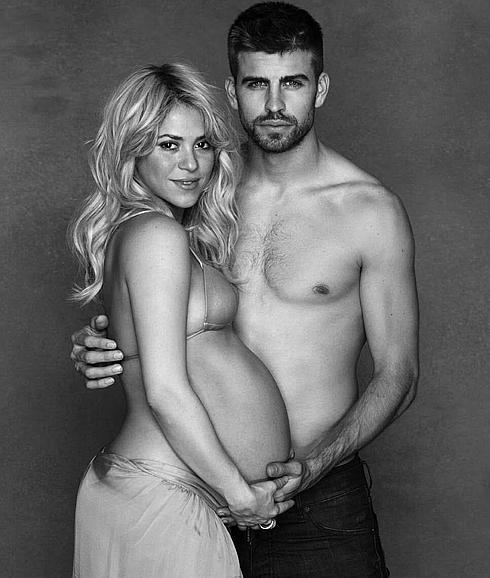 Shakira y Piqué en una foto de archivo de 2013.