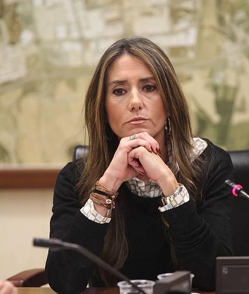 Idoia Garmendia, durante una comisión municipal. 
