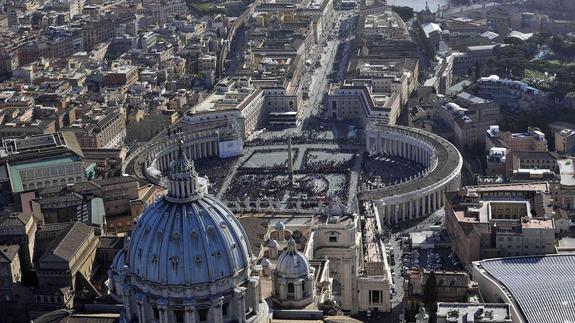 Vista general de la Ciudad del Vaticano.