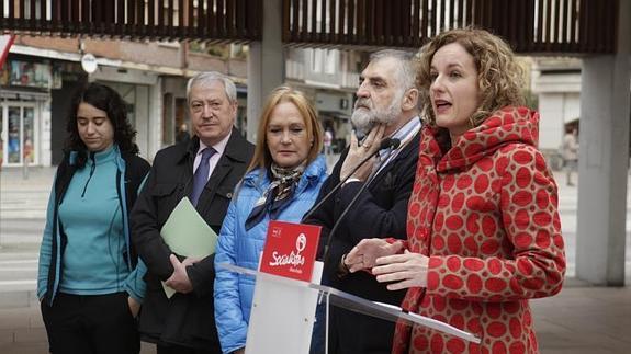 Cristina González habla en un acto la semana pasada.