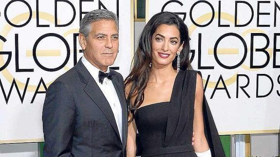 Clooney y Amal.