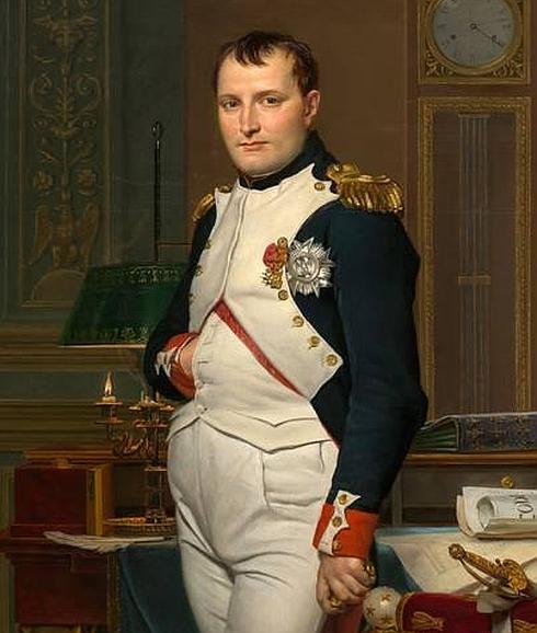 Retrato de Napoleón, de Jacques-Louis David. 