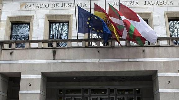 Vista del Palacio de Justicia de Bilbao.