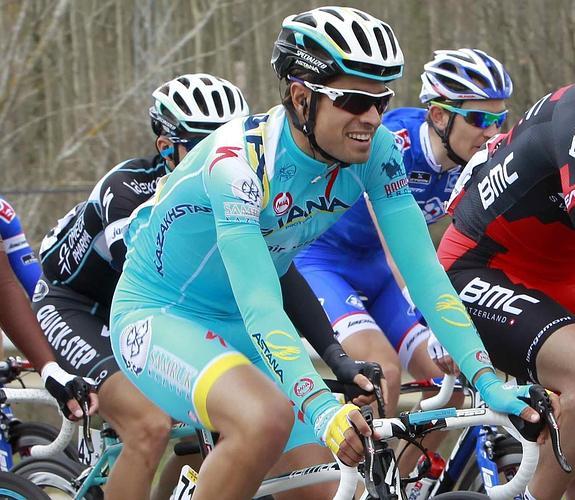 Mikel Landa, con la equipación del Astana. 