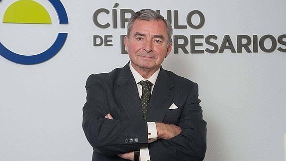 El presidente del Círculo de Empresarios, Javier Vega de Seoane. 