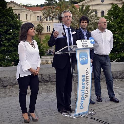 Luis Eguiluz, candidato del PP a la Alcaldía de Bilbao.